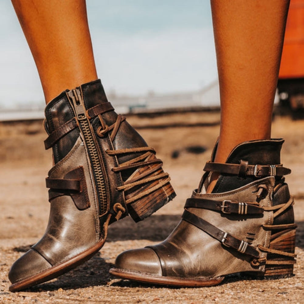 Multi Grey Crue boot